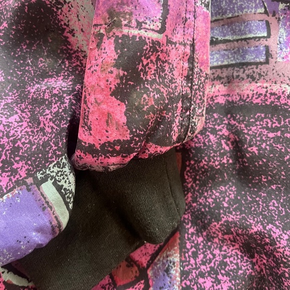 Vintage Hence Abstract Silk Bomber Jacket - Picture 4 of 16